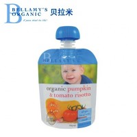 Bellamy's 贝拉米有机辅食蔬菜泥 南瓜和西红柿烩饭 90g 4月+ Bellamy's 贝拉米有机辅食蔬菜泥 南瓜和西红柿烩饭 90g 4月+